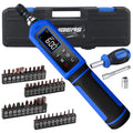 46 Pcs Digital Torque Screwdriver Set 1/4" Adjustable Q896