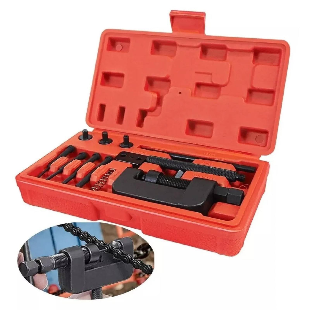 19PCS Chain Breaker Bike Tool Kit S991