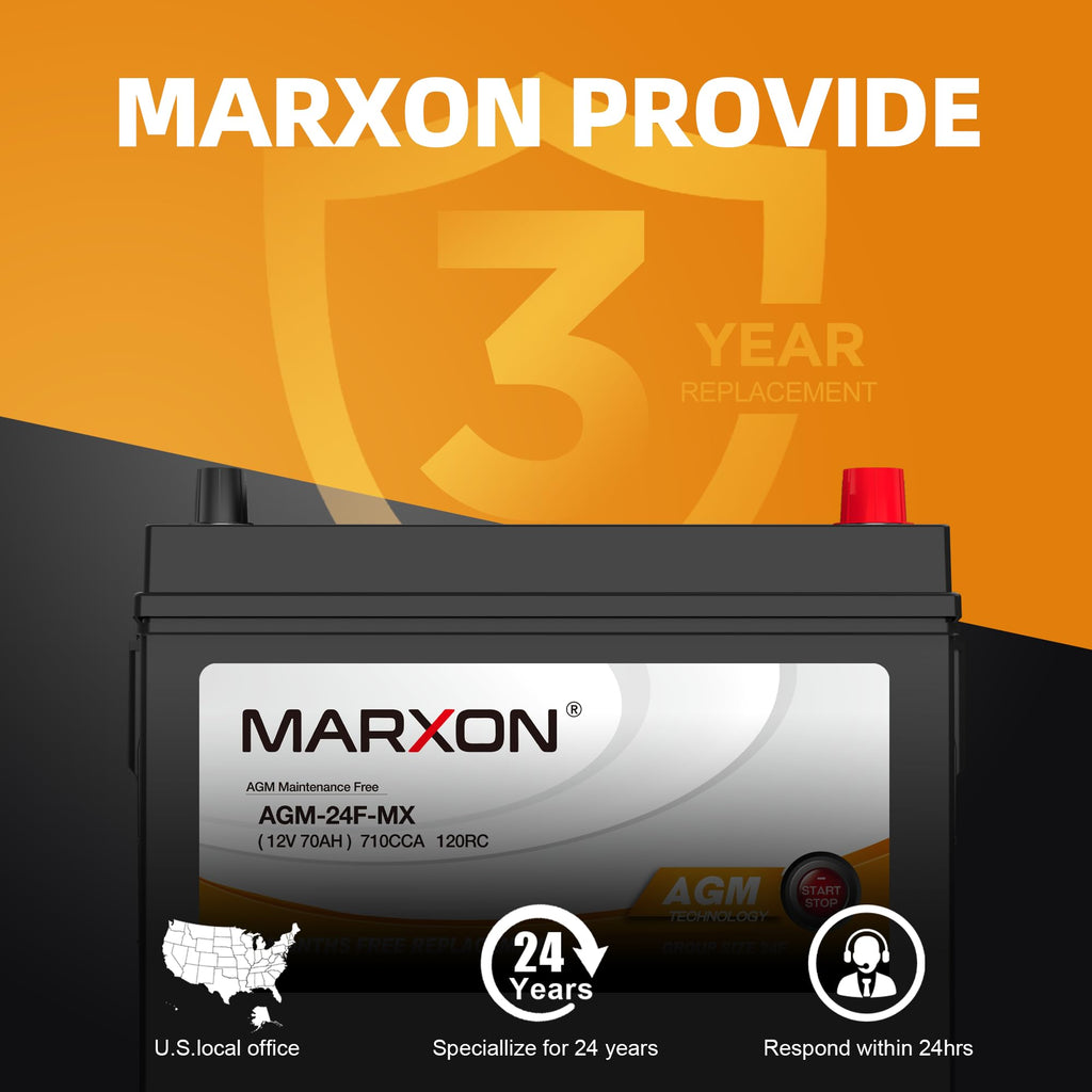 24F 12v 70AH 710CCA AGM Car Battery Q62951