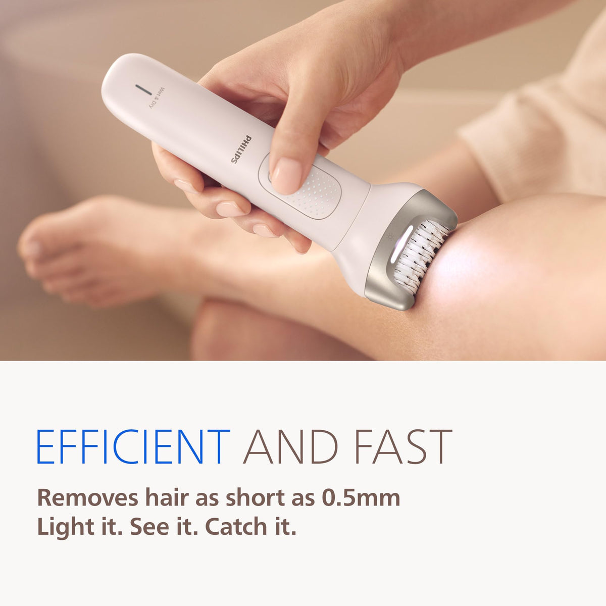Cordless Wet and Dry Epilator with 7 Accessories C4908