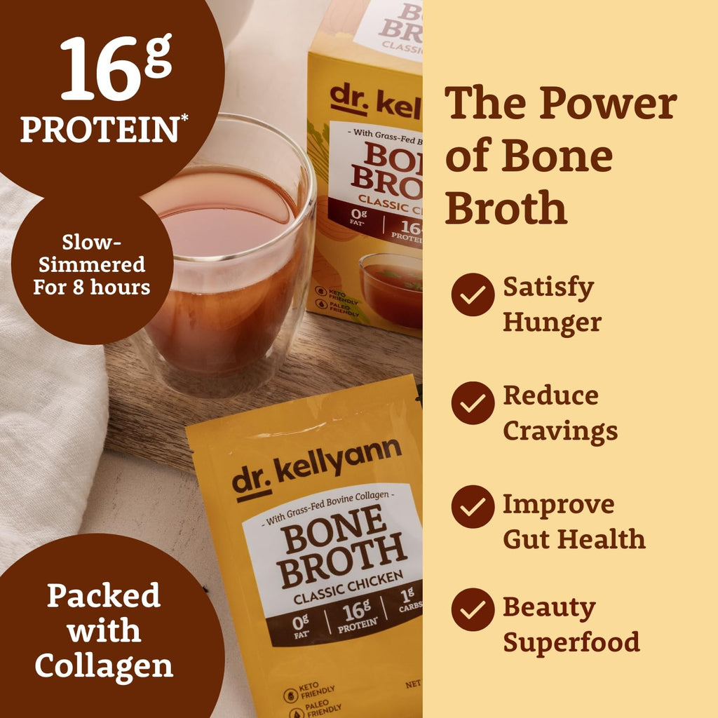Bone Broth Packets Variety Pack 3 Boxes 21 Servings Y753