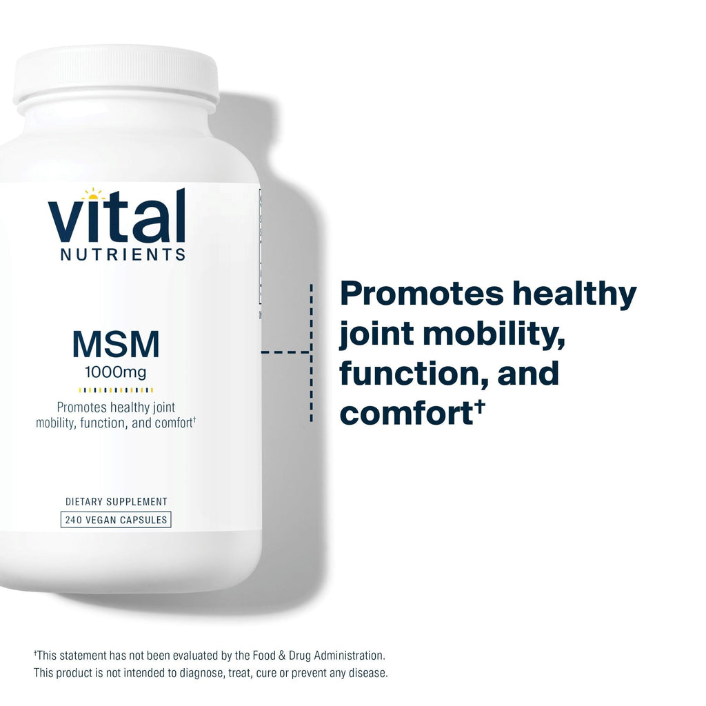 MSM 1,000mg 240 Capsules S263