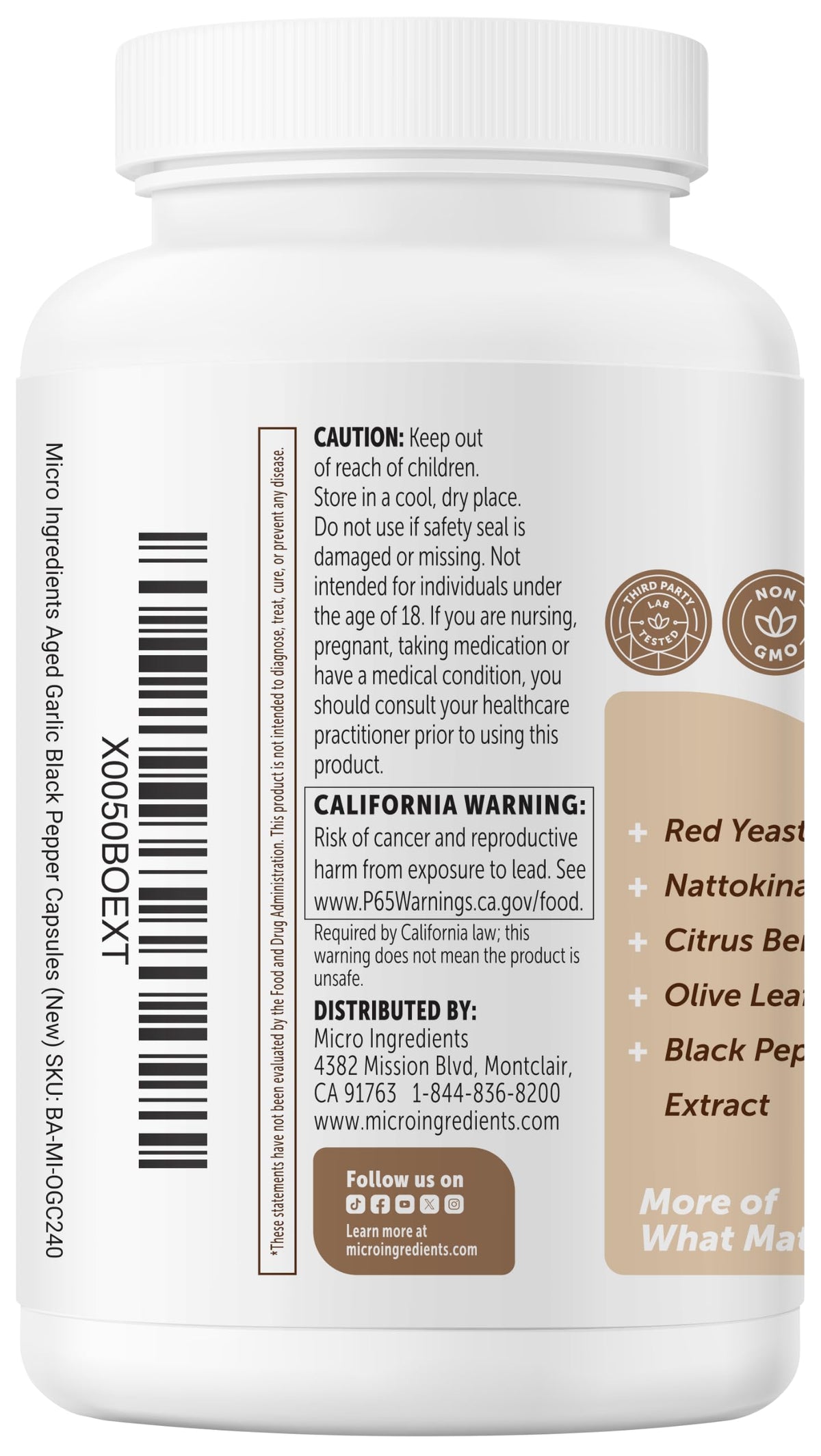 Odorless Aged Garlic & Black Garlic R773938