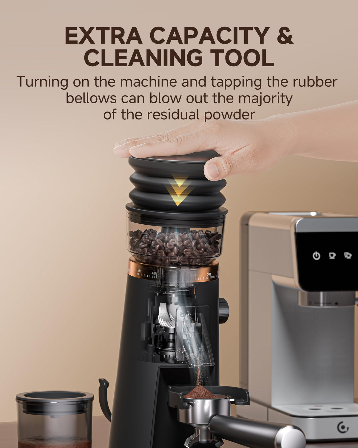 Single Dose Coffee Grinder 40mm Burr A5672