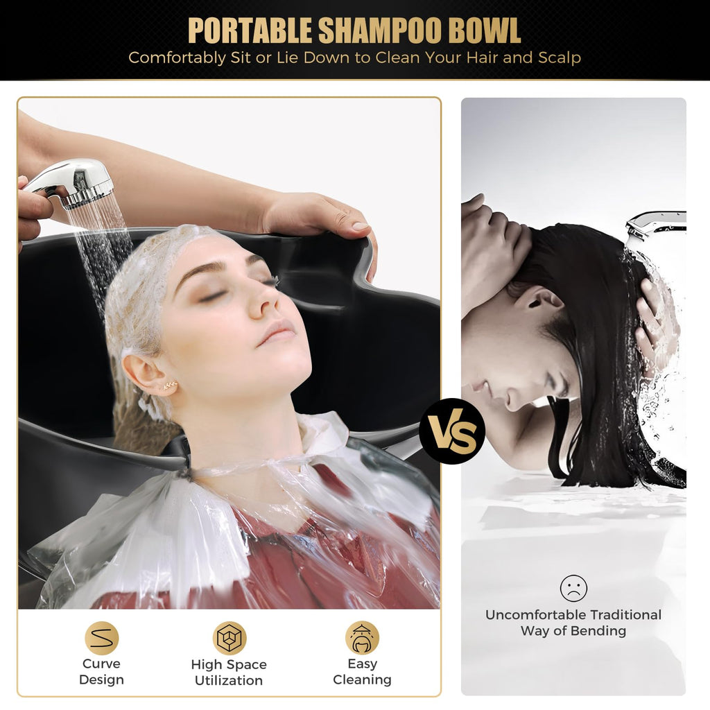 Portable Shampoo Bowl with Electric Pump I4088