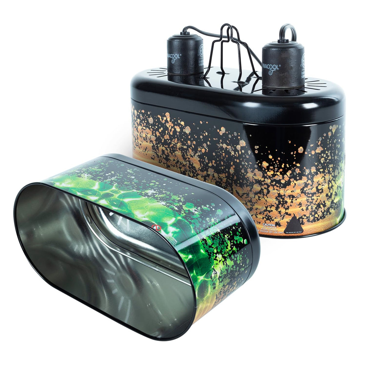 Reptile Dome Light Dual Fixture for 2 Light Bulbs C1046