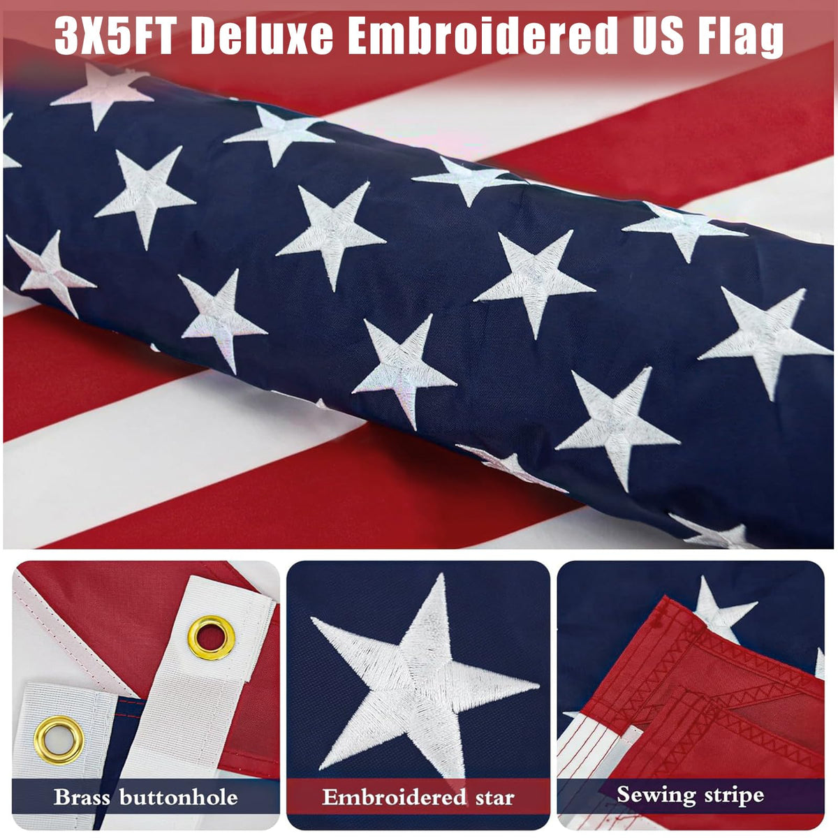 5FT Stainless Steel Flag Pole with Holder O82737