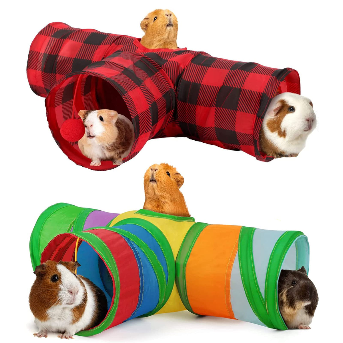 5.9" Collapsible 3 Way Small Animal Tunnel T557