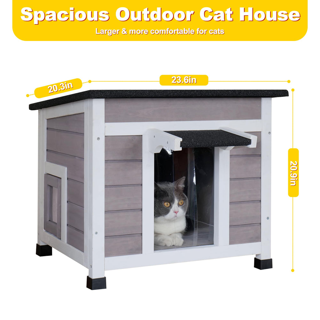 Insulated Outdoor Cat House J98795