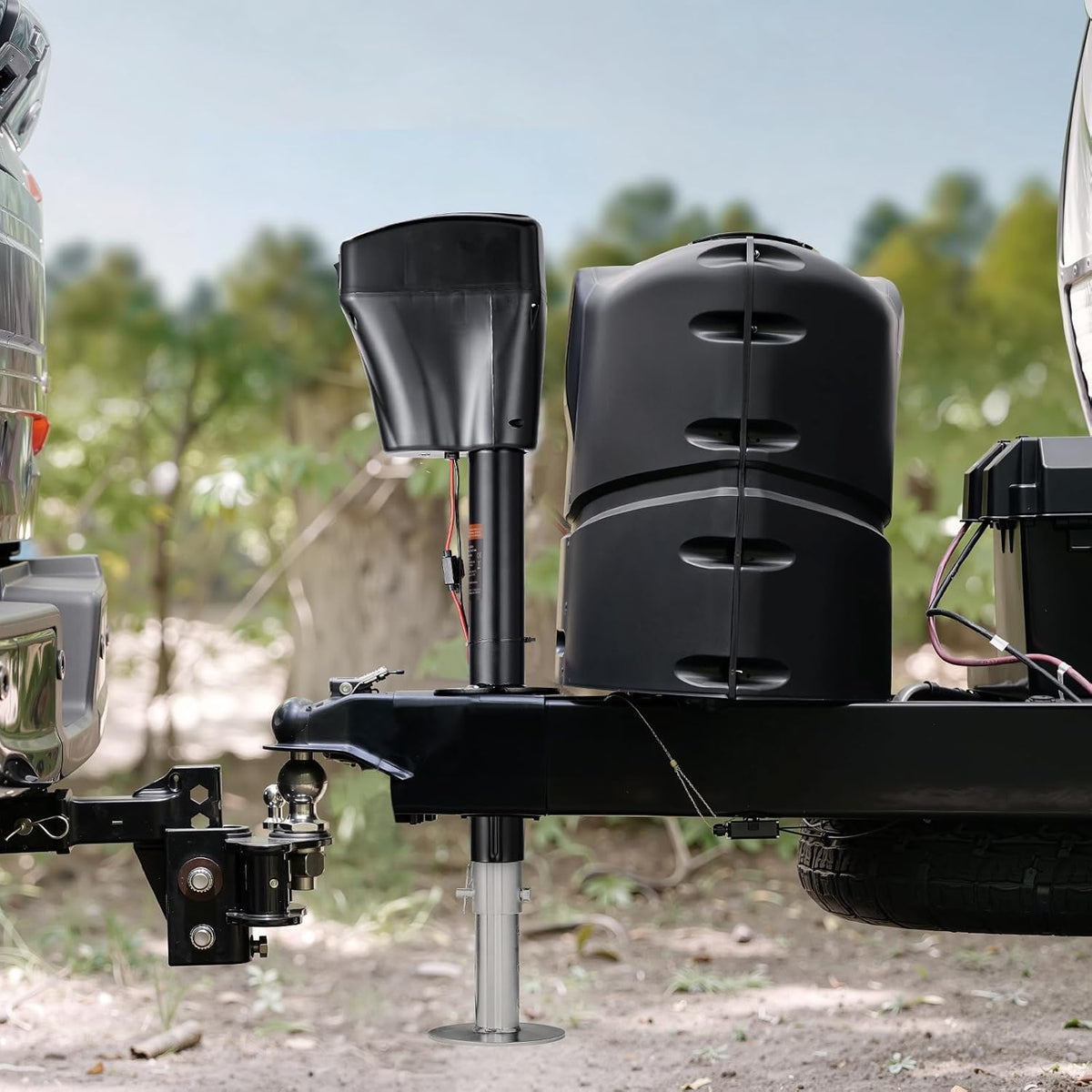 12v DC Electric Tongue Jack with Waterproof Cover M4726