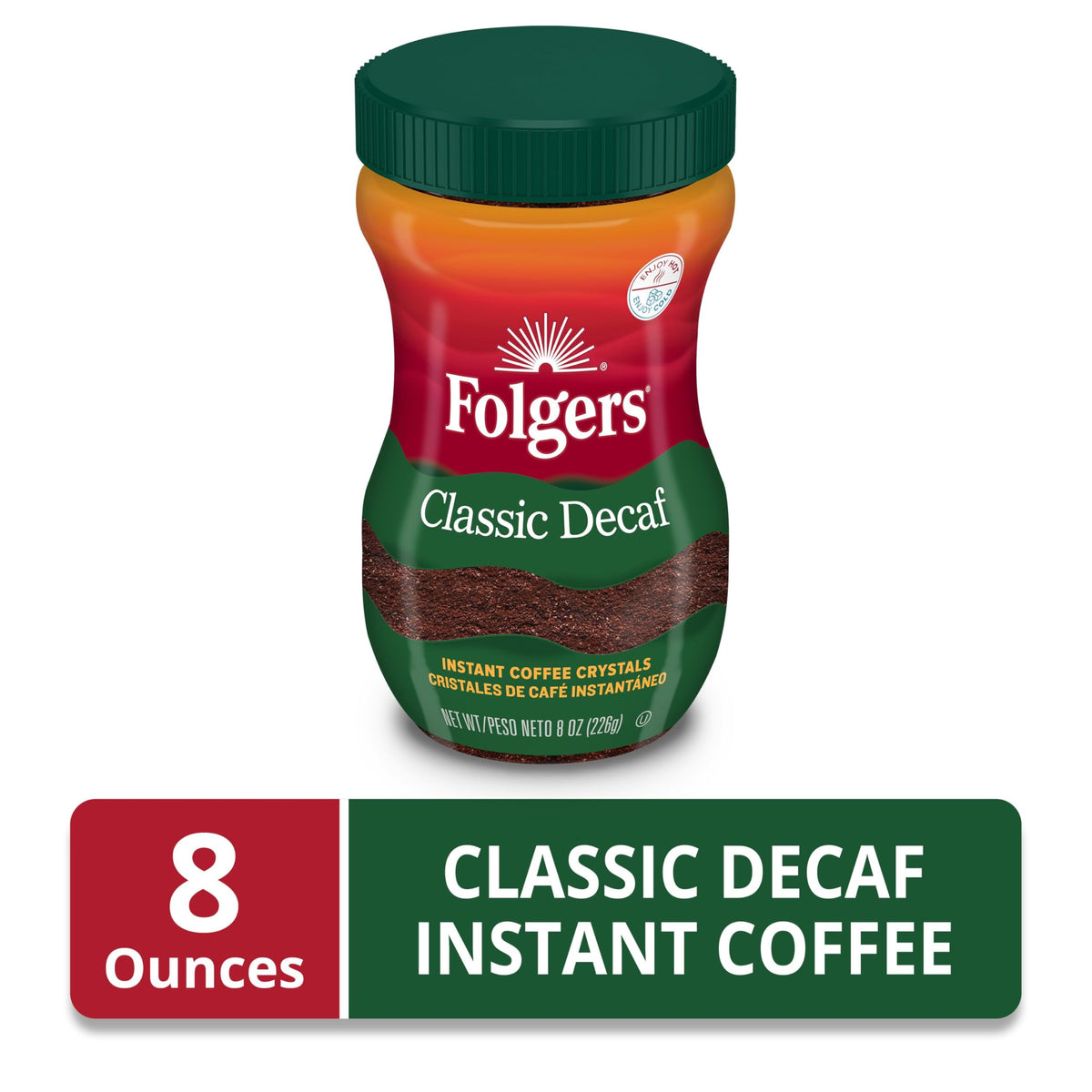 Classic Decaf Instant Coffee 8 Oz T51611