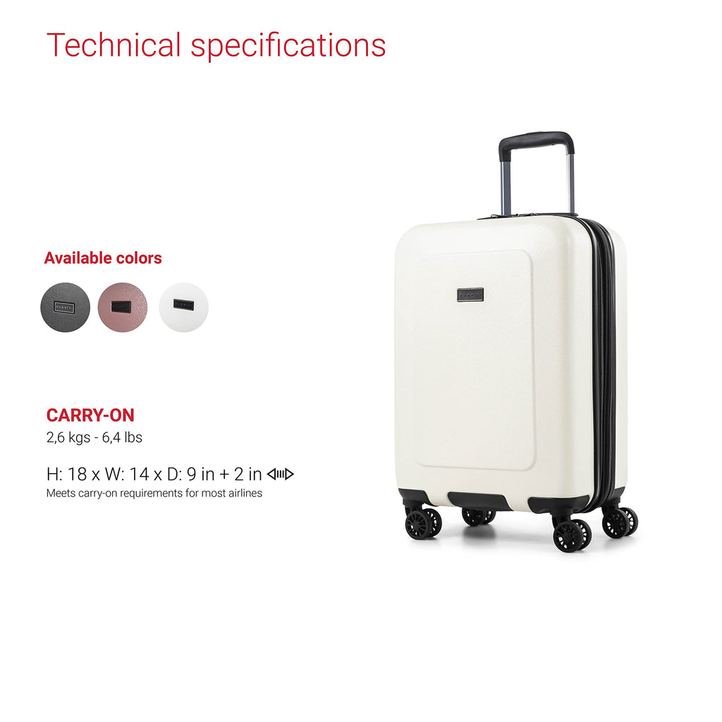 20 Inch Hard Shell Expandable Spinner Suitcase V2953