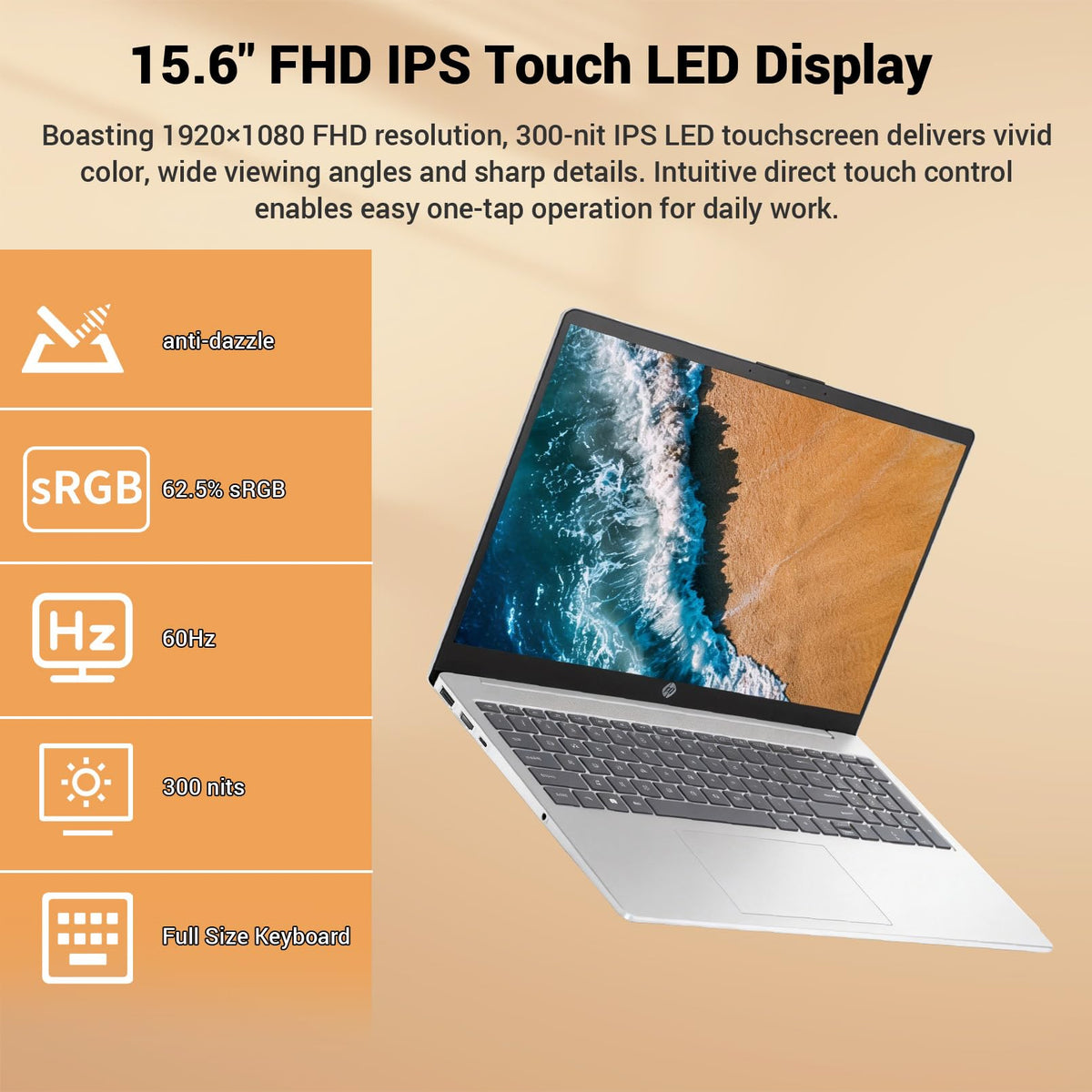 15.6" FHD Touchscreen Intel Core Ultra 5 Laptop U584658
