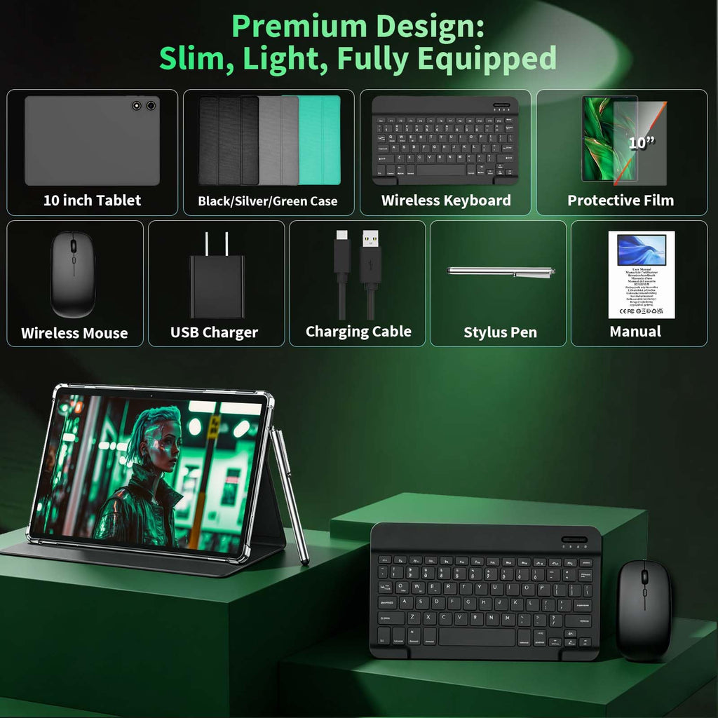 Android 16 Tablet with Keyboard K541731