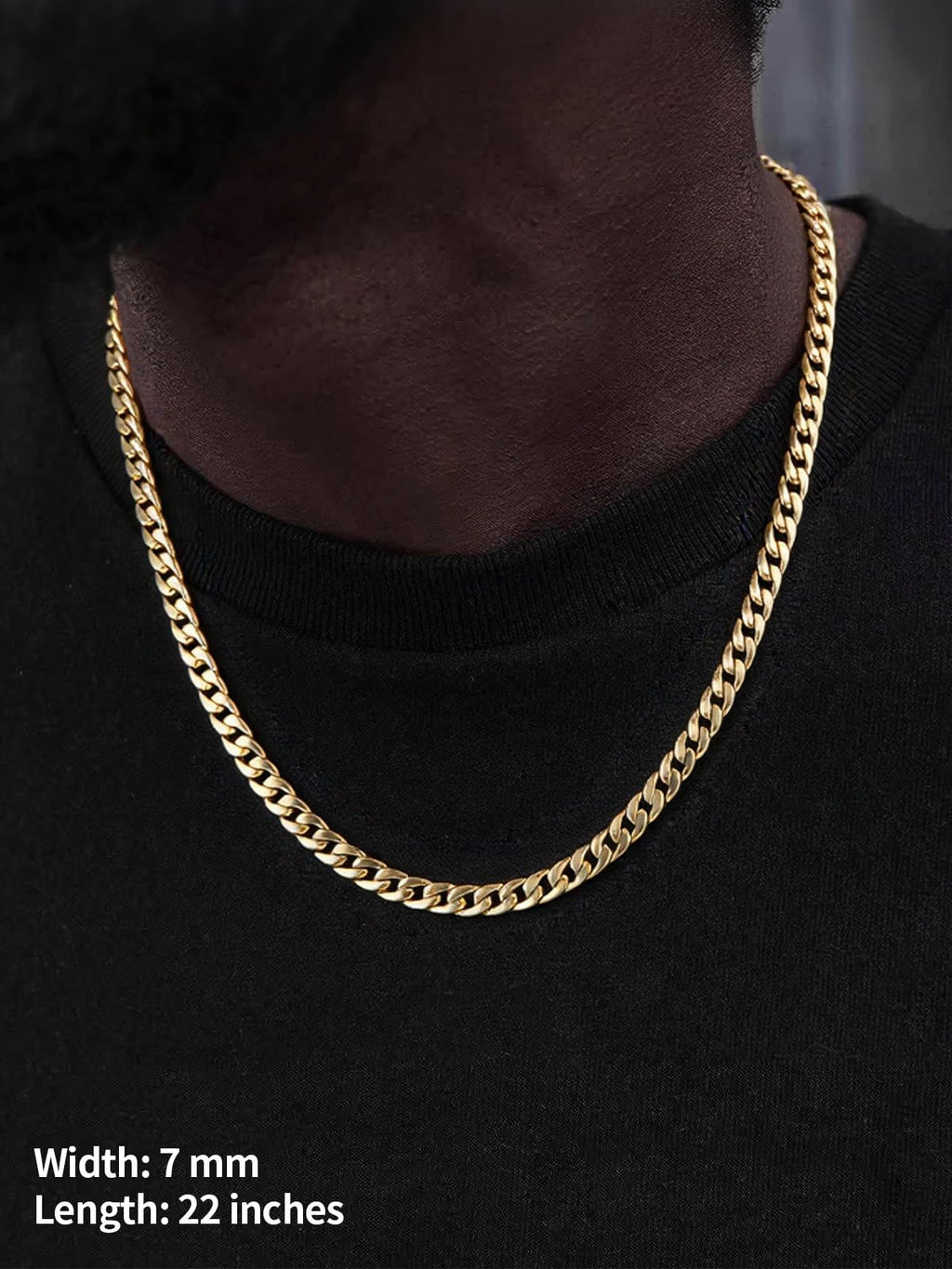 Cuban Link Chain Stainless Steel Necklace P35681
