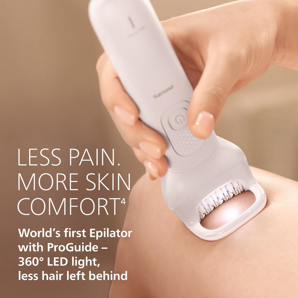 Cordless Wet and Dry Epilator with 7 Accessories C4908