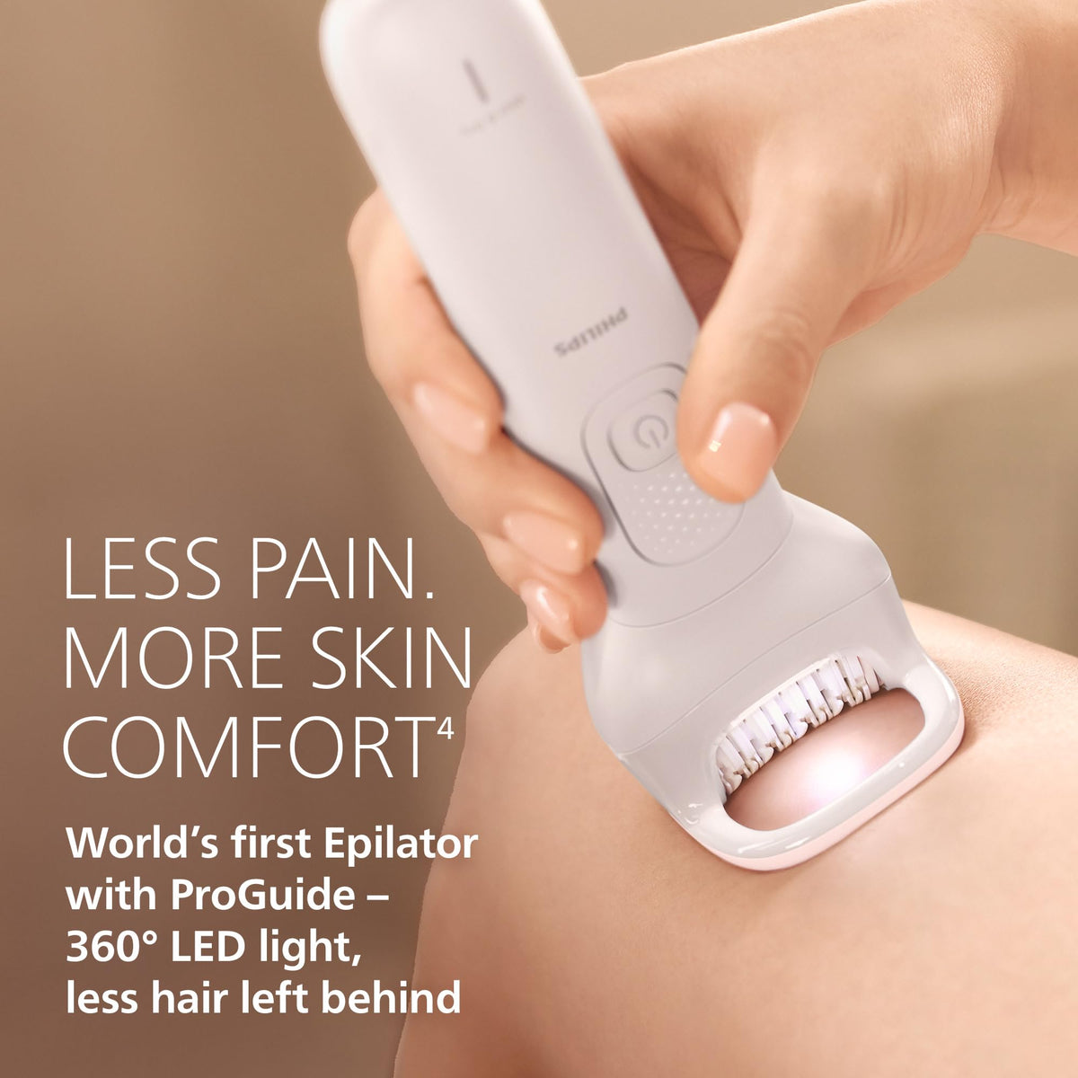 Cordless Wet and Dry Epilator with 7 Accessories C4908