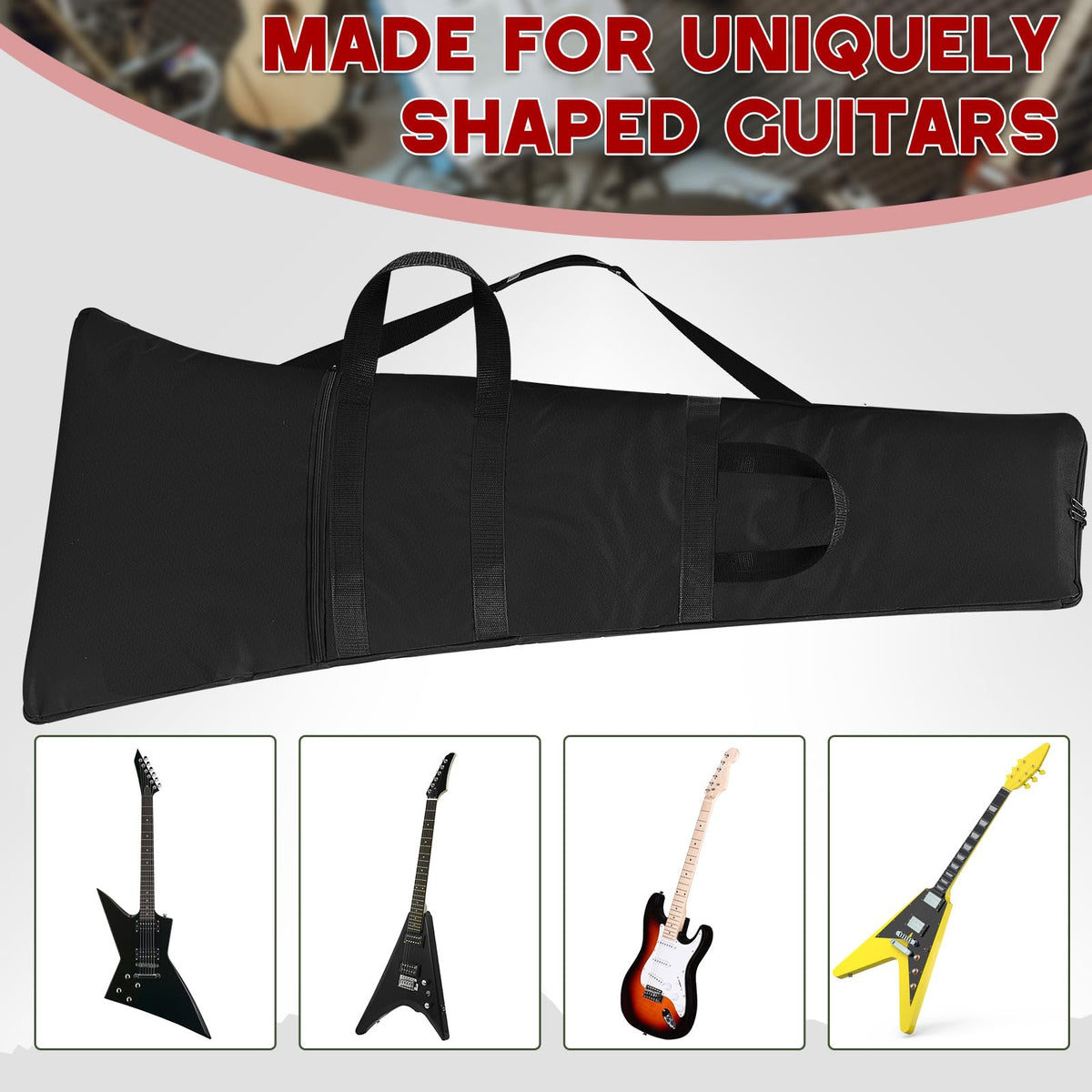 Foam Padded Guitar Gig Bag V964