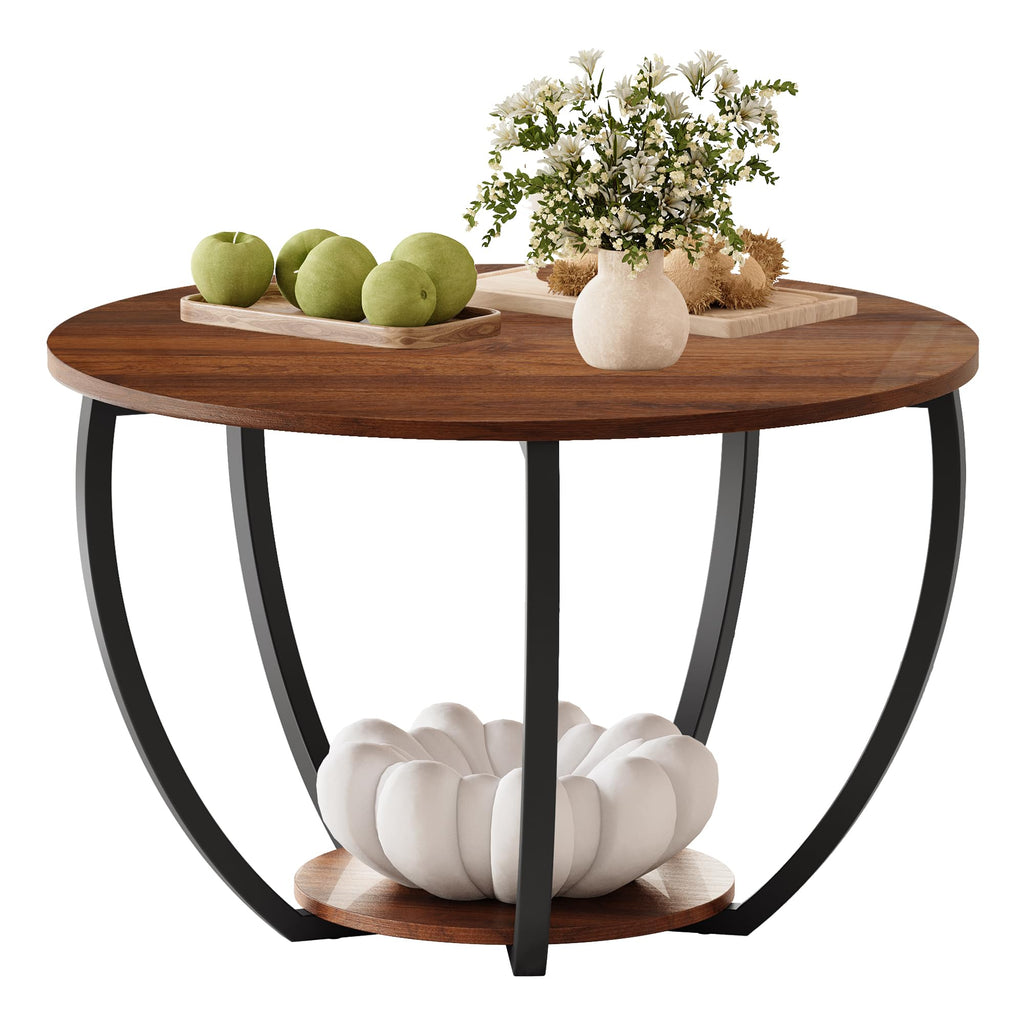 Round Coffee Table with Storage G890