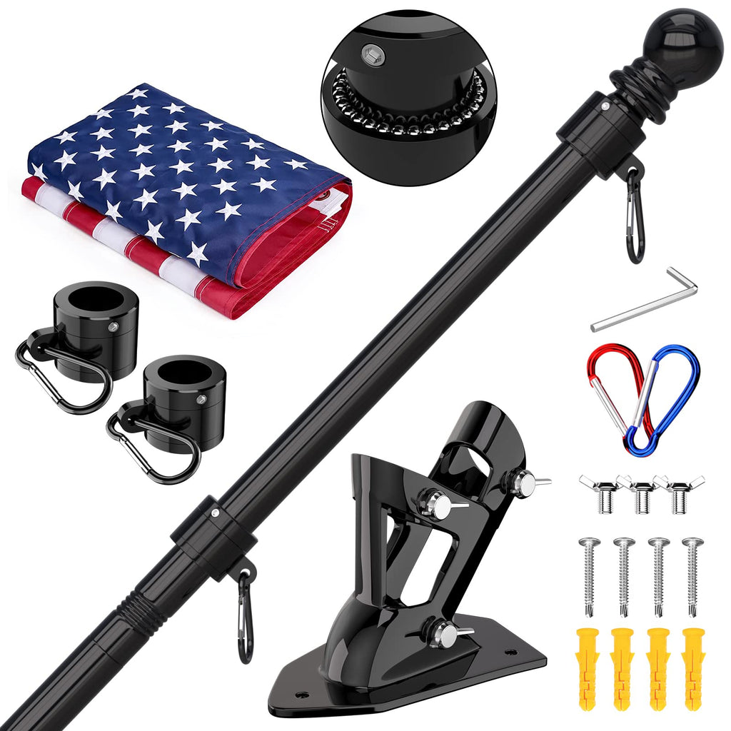 5FT Stainless Steel Flag Pole with Holder O82737