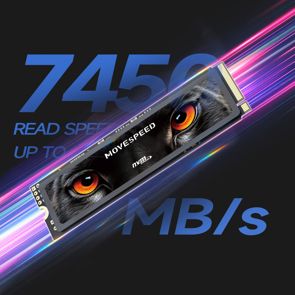 2TB PCIe 4.0 NVMe M.2 Internal SSD with Heatsink Y167306