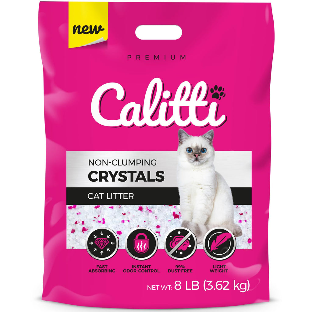 Unscented Dust Free Silica Gel Cat Litter 8 lb Bag N6692