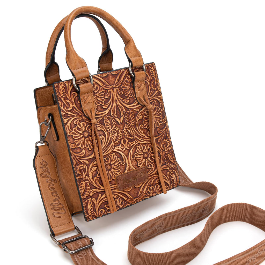 Embossed Fringe Crossbody Purse K441584