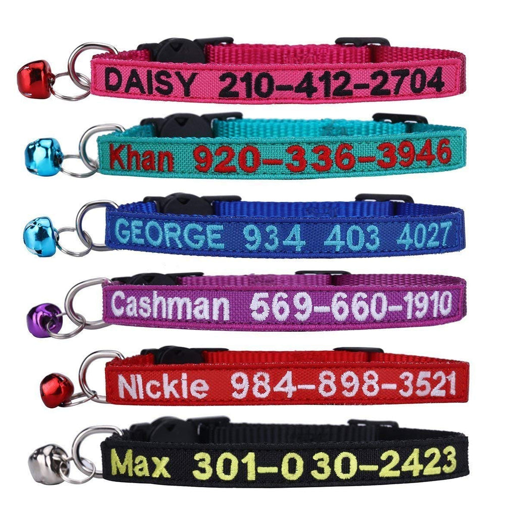 Nylon Cat Collar with Bell Q281