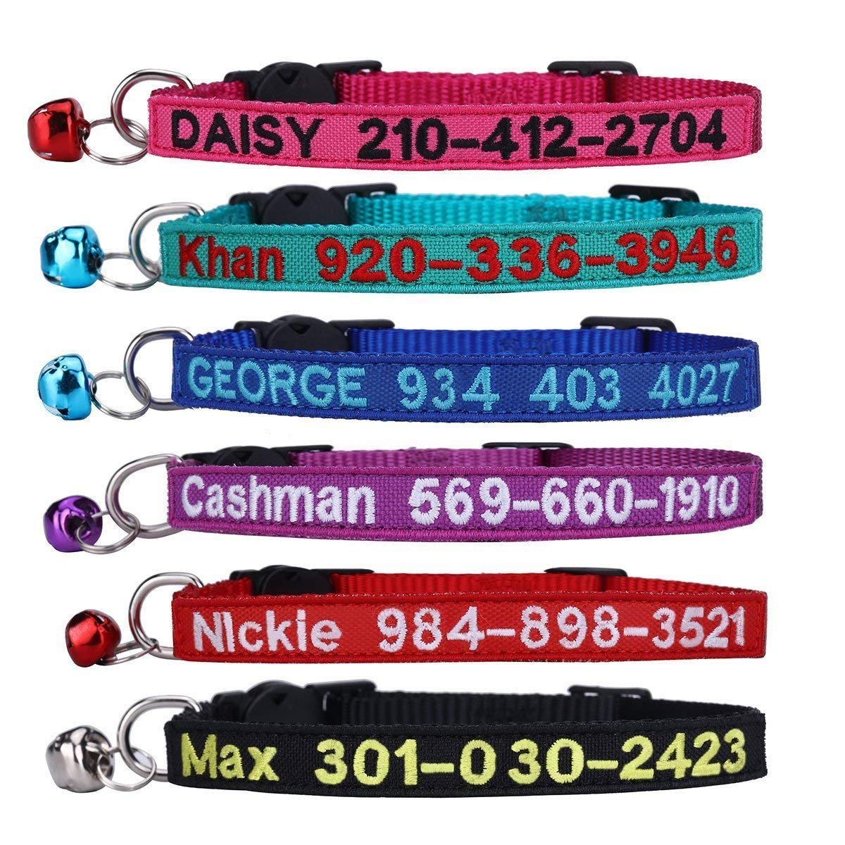 Nylon Cat Collar with Bell Q281