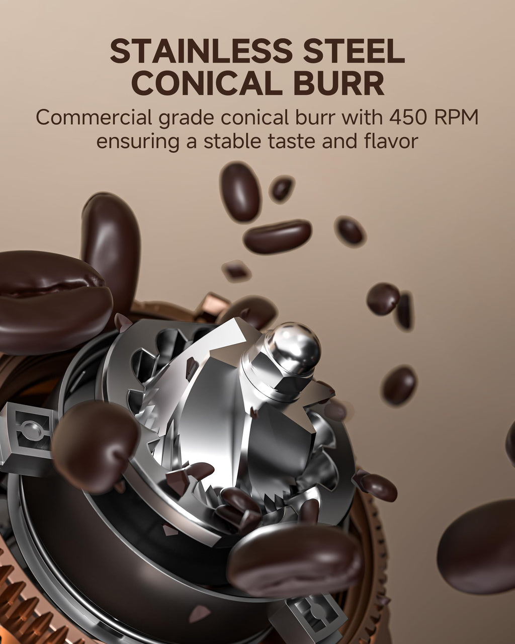 Single Dose Coffee Grinder 40mm Burr A5672