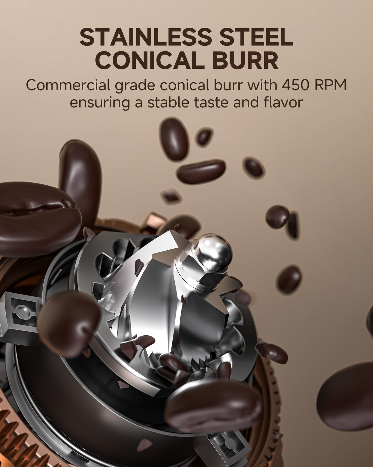 Single Dose Coffee Grinder 40mm Burr A5672