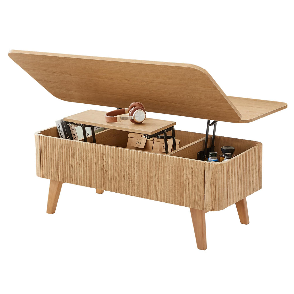 3 in 1 Lift Top Convertible Coffee Table with Storage G7326