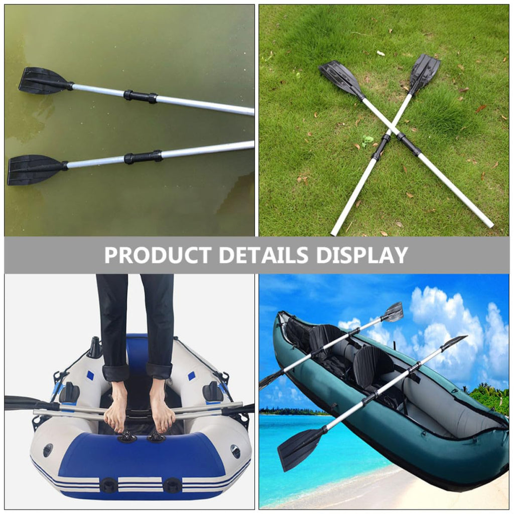 2pcs Adjustable Aluminum Alloy Kayak Paddle Set N456