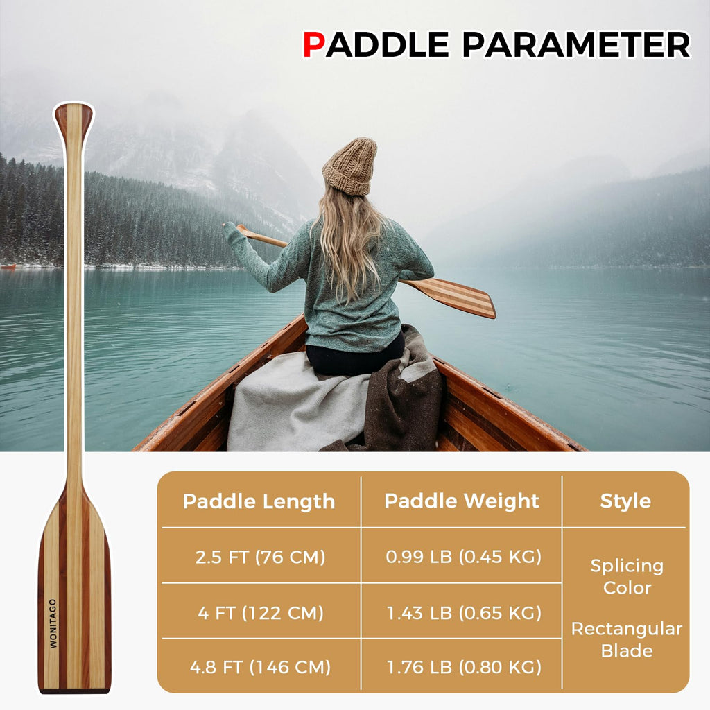 Wooden Canoe Paddle I5906