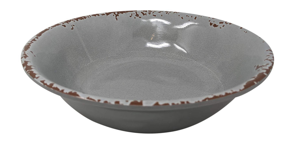 12 Piece Rustic Farmhouse Melamine Dinnerware Set R33081
