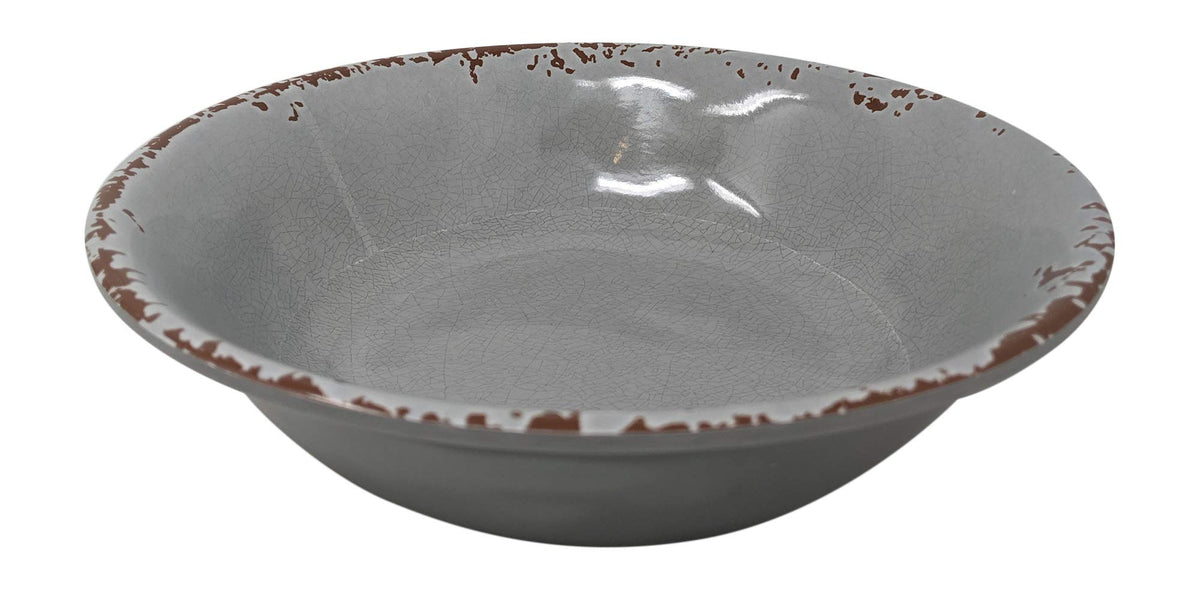 12 Piece Rustic Farmhouse Melamine Dinnerware Set R33081