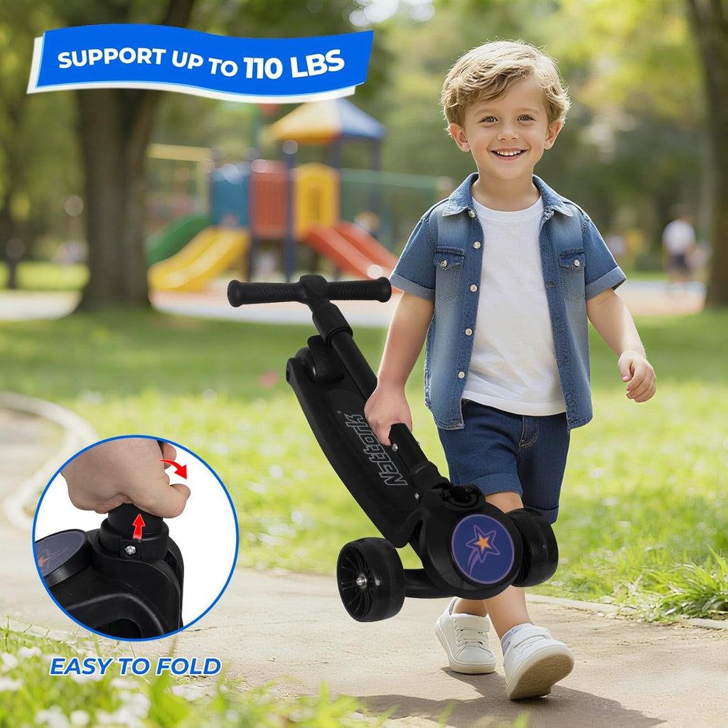 3 Wheel Kids Scooter with Light Up Wheels E694