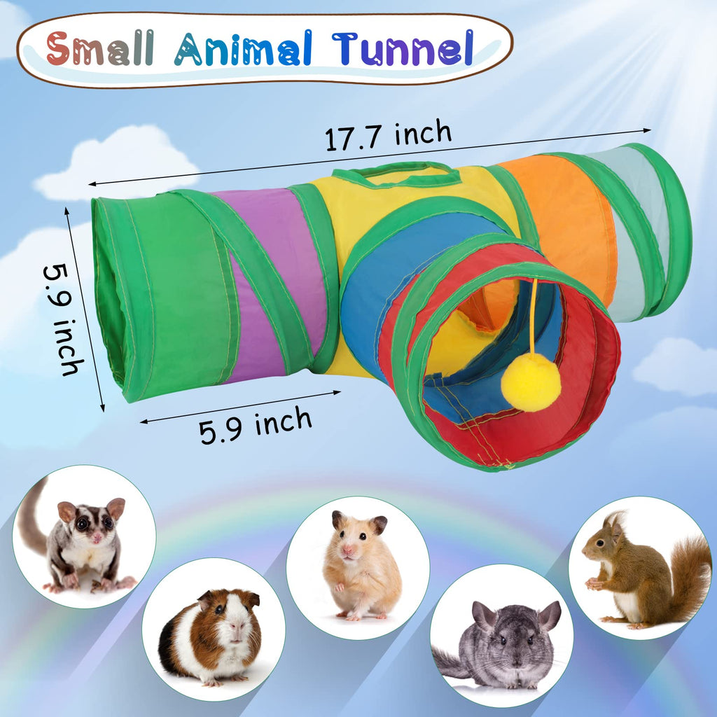 5.9" Collapsible 3 Way Small Animal Tunnel T557