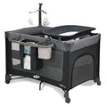 Grey Foldable Playard with Bassinet and Changing Table C66488