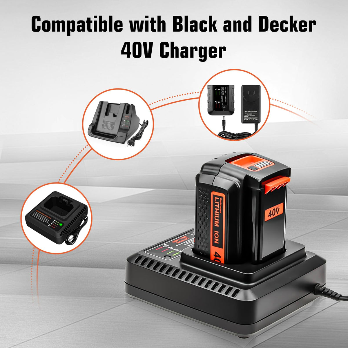 40V Battery and Charger X527792