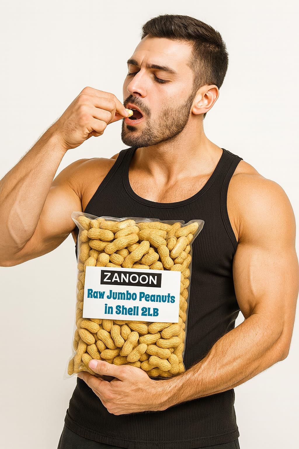 2LB Natural Unsalted Peanuts in Shell G617