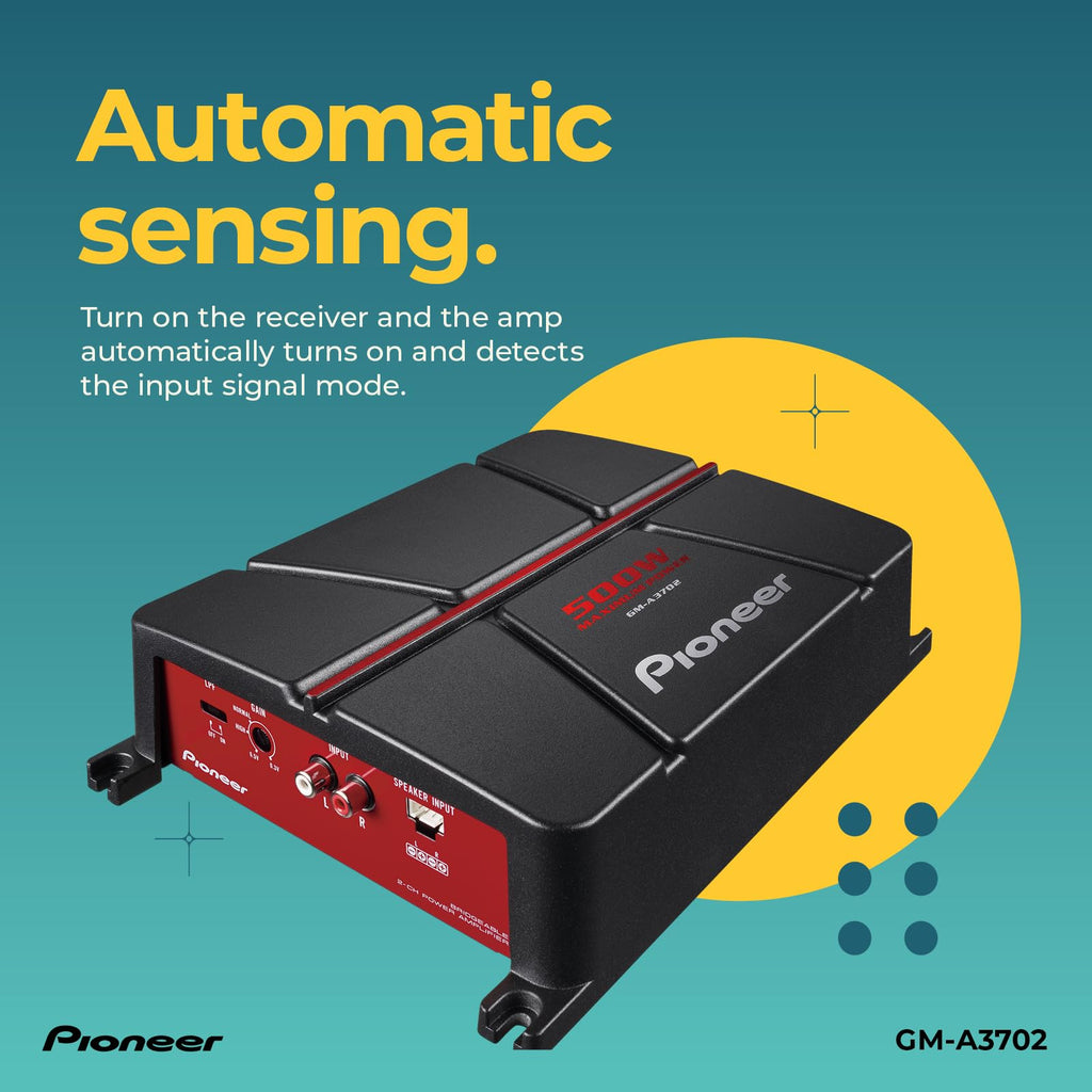 500W Max Class AB 2-Channel Car Amplifier D323360