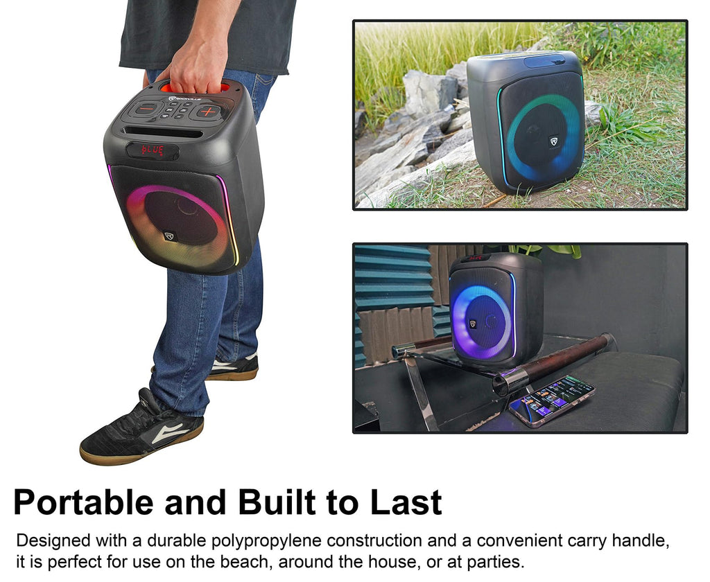 6.5" LED Bluetooth Speaker 2-Pack B754