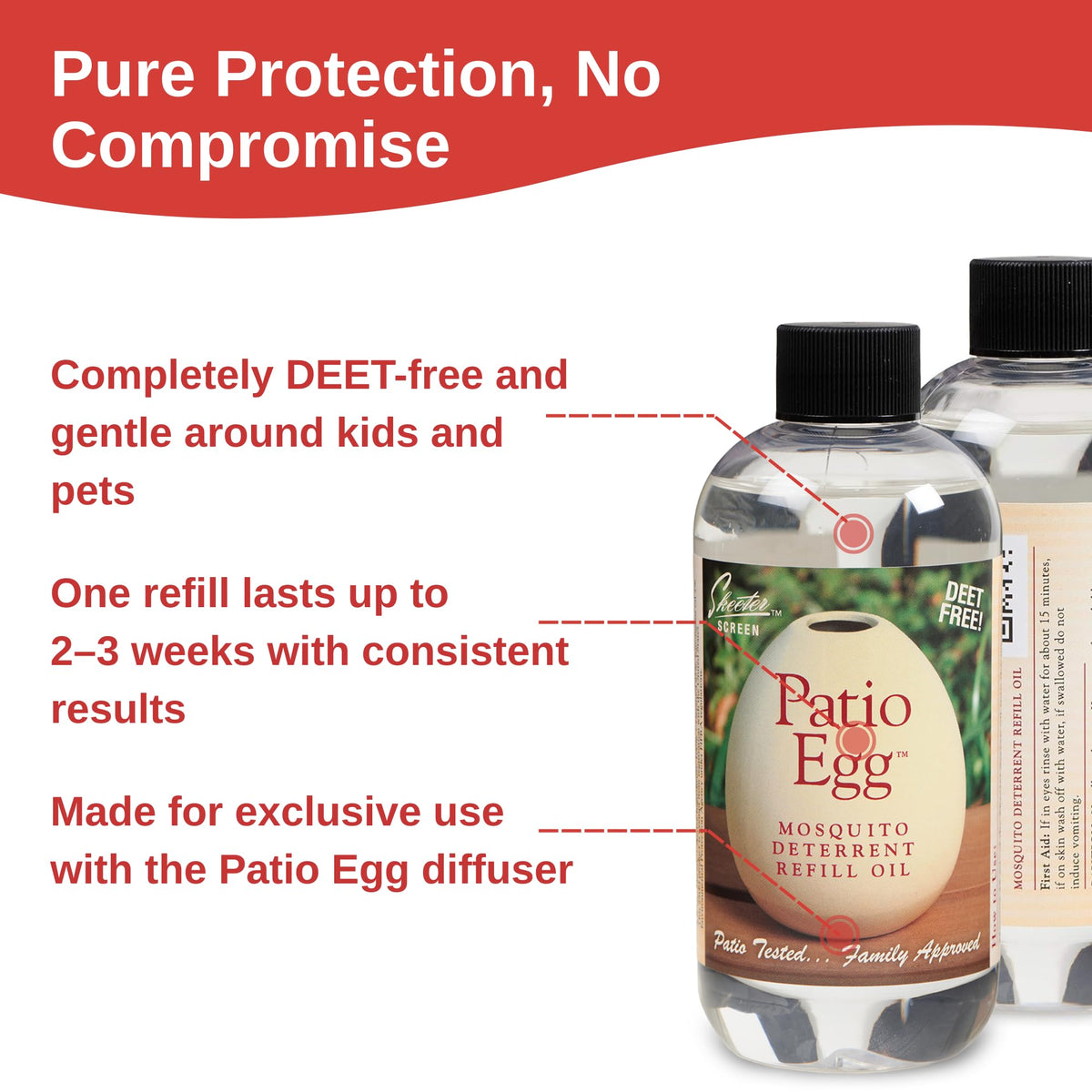 Patio Egg Refill Oil 8 Fl Oz G324