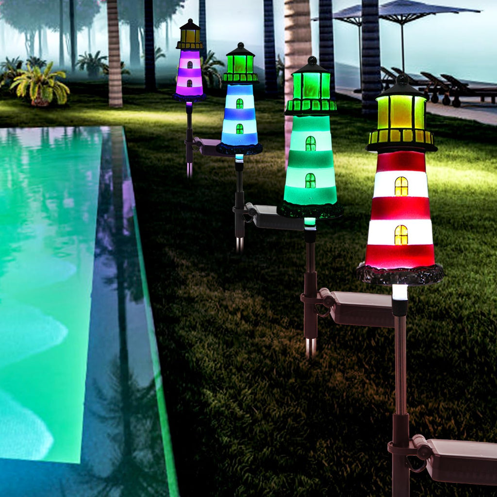 2 Pack IP65 Waterproof Solar Stake Lights J275167