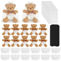 Baby Shower Games Set of 12 with Diapers, Baby Dolls, White Organza Bags and Blindfolds H24302