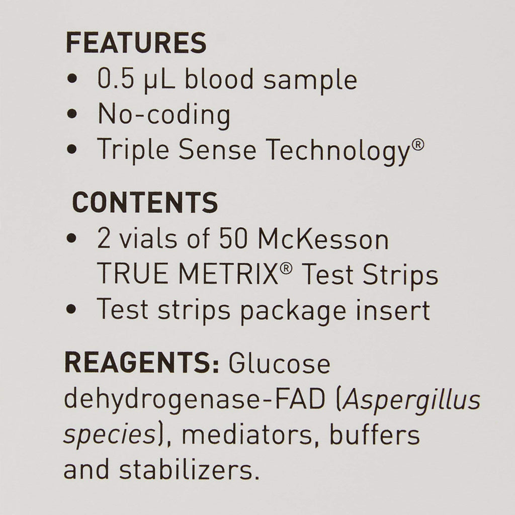 Blood Glucose Test Strips 100 Strips A205881