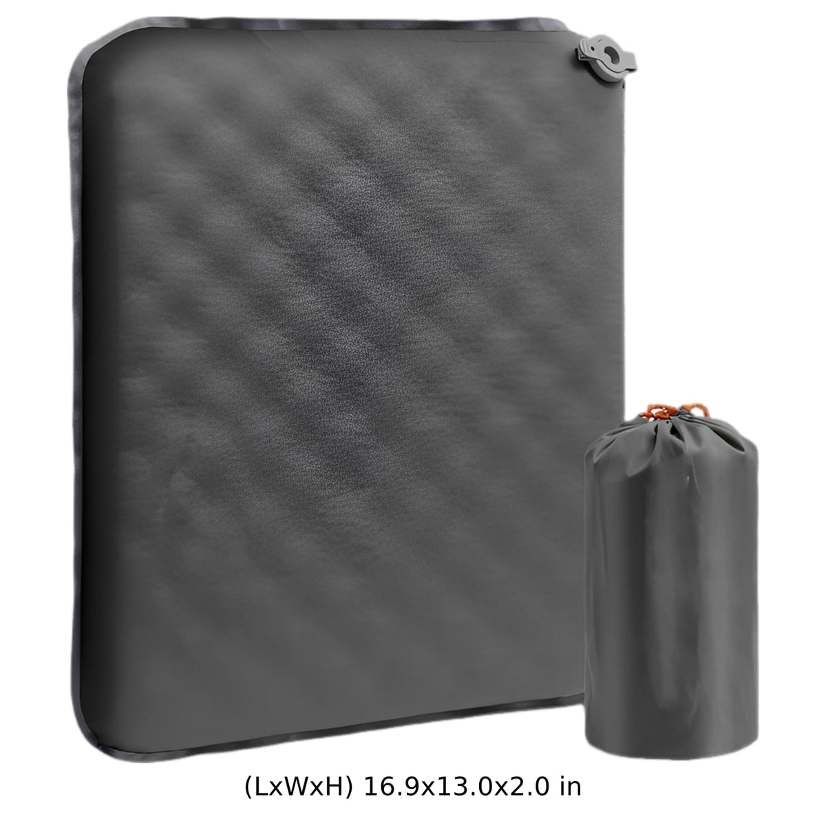 2 Pcs Inflatable Seat Cushion, 16.9 X 13 in, Lightweight Nylon TPU D771094