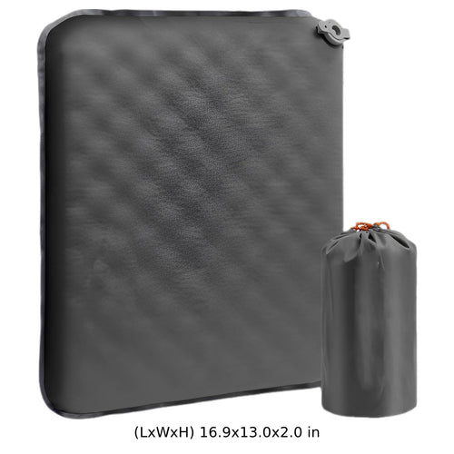 2 Pcs Inflatable Seat Cushion, 16.9 X 13 in, Lightweight Nylon TPU D771094