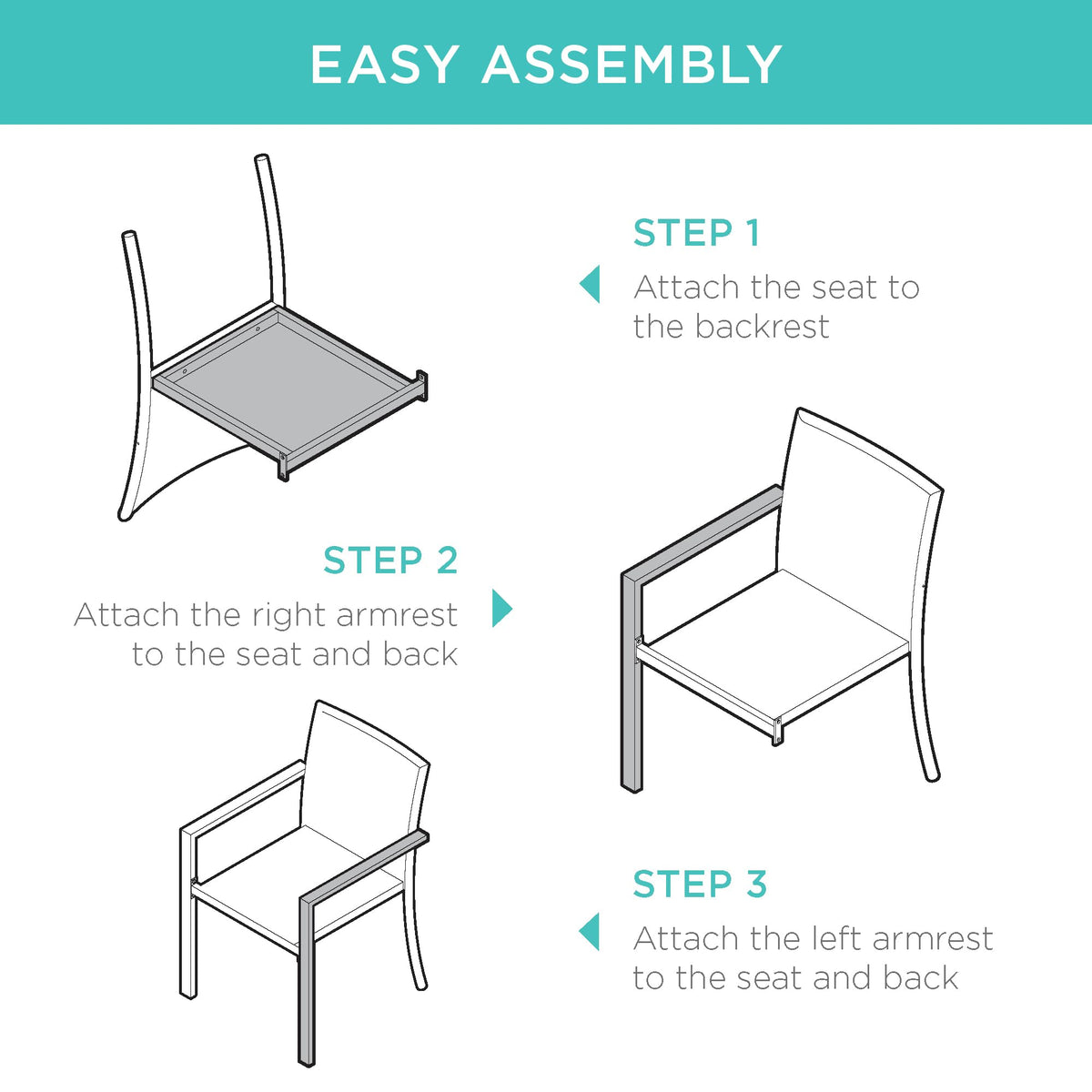 Set of 2 Stackable Outdoor Wicker Dining Chairs P80764